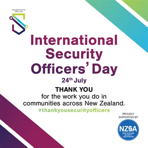 international security officers day nz security association