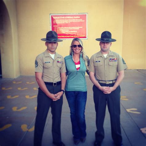 The Yellow Footprints At The Marine Corps Recruiting Depot San Diego