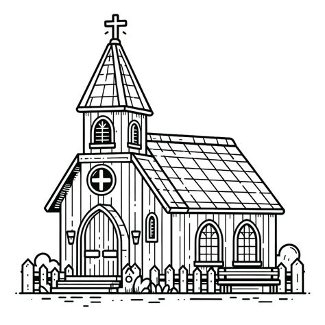 Desenhos De Igreja Para Imprimir