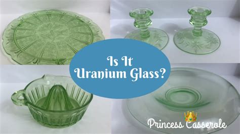 Uranium Glass Is It Uranium Glass Youtube