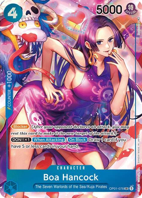 Boa Hancock Sp Kingdoms Of Intrigue One Piece Card Game