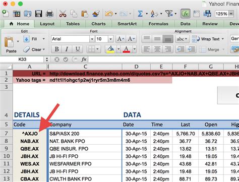 Live Excel Spreadsheet In How To Import Share Price Data Into Excel