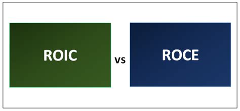 roic  roce top   differences  infographics