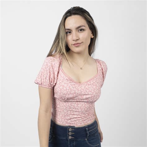 Ripley Blusa Manga Corta Mujer Machine Adinna