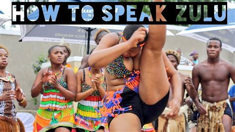 How To Speak Zulu YouTube