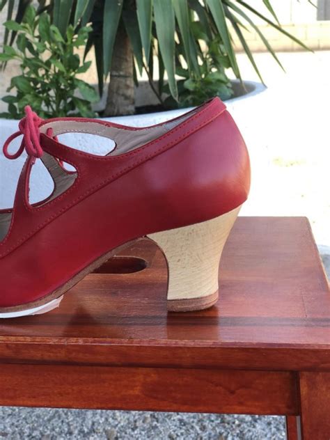 Zapato De Flamenco Bego A Cervera Candor Rojo Zapatos Bego A Cervera