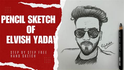 How To Draw Elvish Yadav Step By Step Pencil Drawing