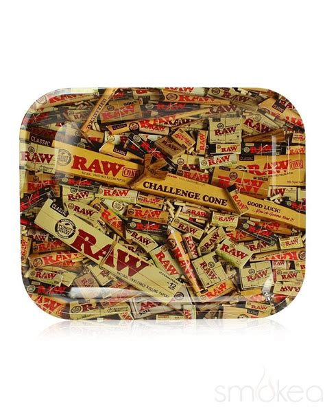 Raw Mixed Papers Large Rolling Tray Smokea®