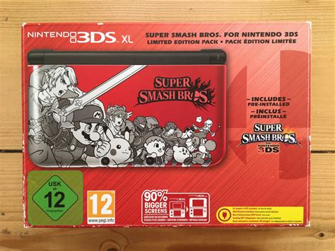 Nintendo Ds Xl Super Smash Bros Limited Edit K P P