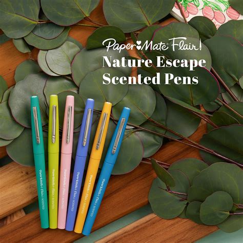 Paper Mate Flair Scented Felt Tip Pens Assorted Nature Escape Scents