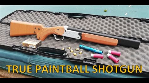 3d Printed Paintball Airsoft Shotgun Downloadable 3d Files Youtube