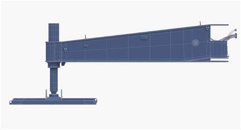 3D crane outrigger large 01 - TurboSquid 1692490