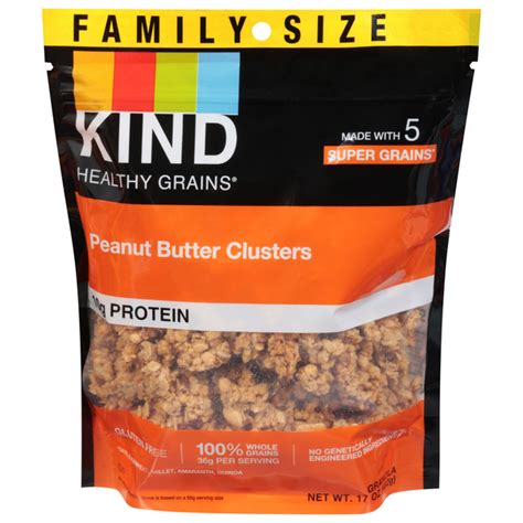 Save On KIND Healthy Grains Granola Peanut Butter Clusters Gluten Free