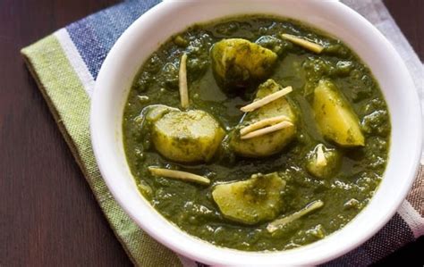 Aloo Palak Recipe Potato Spinach Curry