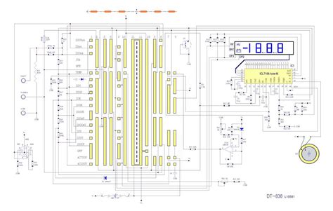 Digital multimeter circuit diagram