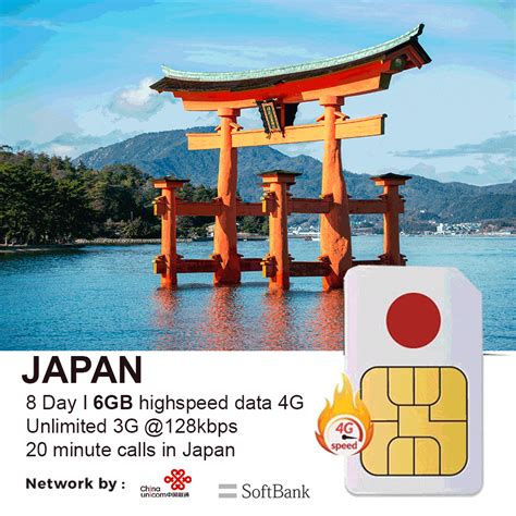 Japan Travel Sim Day Gb Highspeed Data G Unlimited G I Calls