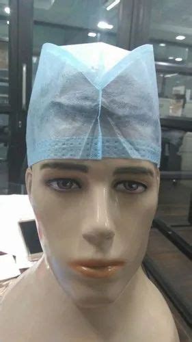 Whiteblue Non Woven Disposable Surgeon Cap For Hospital At Rs 150piece In Ahmedabad