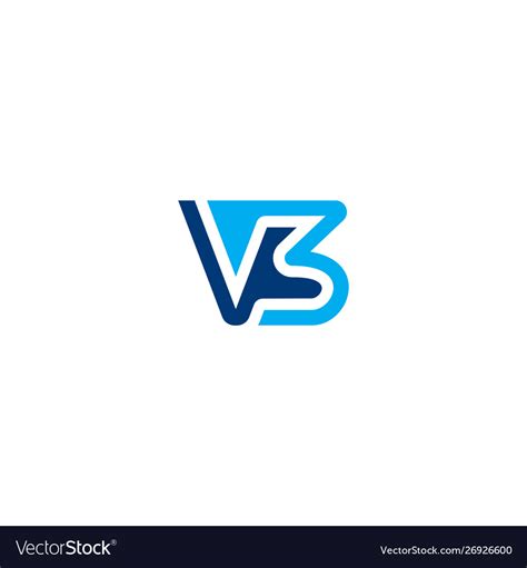 initials letters  logo design royalty  vector image