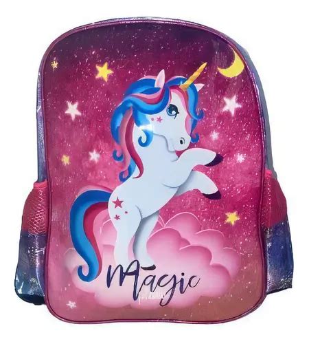 Mochila De Costa Infantil Escolar Pink Unicornio Menina Baby MercadoLivre