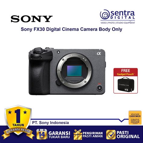 Jual Sony Fx30 Digital Cinema Camera Body Only Shopee Indonesia