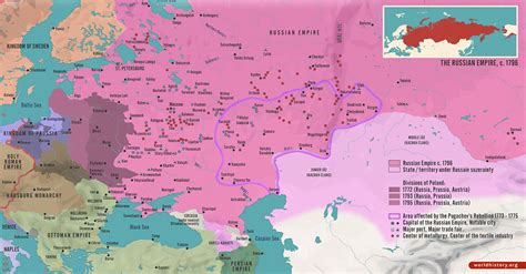 Catherine The Great And The Russian Empire C 1796 Illustration World History Encyclopedia