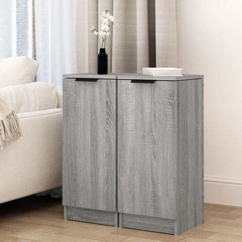 Er Set Sideboards Kommoden F R Wohnzimmer K Che Grau Sonoma X X