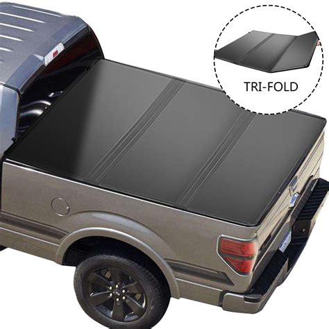 Vevor Truck Bed Cover For Ford F Tri Fold Aluminum Auto Truck Bed