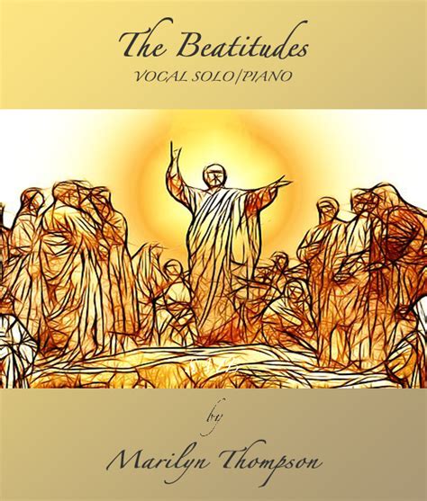 The Beatitudes Solo Vocalpdf By Marilyn Thompson Sheet Music For Piano