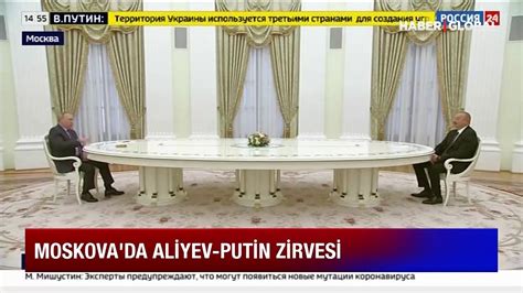 Son dakika Moskova da Putin Aliyev görüşmesi İki liderden açıklamalar