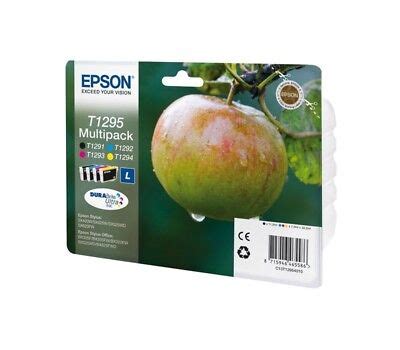 Genuine Epson T1295 High Capacity Durabrite Multipack Ink Cartridge