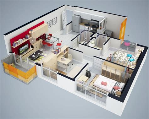 Square room layout - 47 photo