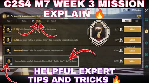 C S M Week Royal Pass Mission Explained Bgmi Week All Rp