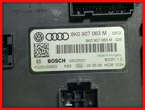 Modul Calculator Confort BCM Bordnetz Audi A4 B8 8K0907063M 8K0 907 063 M