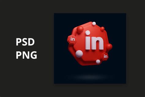 LinkedIn 3d Social Media Logo Graphic by Lsvect · Creative Fabrica