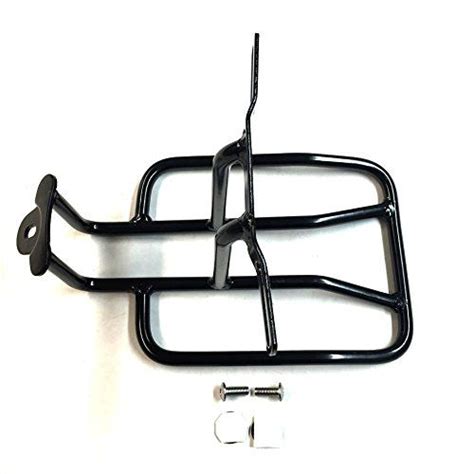 Httmt Mt Motorcycle Black Steel Rear Fender Rack Plated Luggage