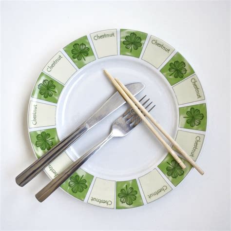 International Dinner Plate Arrangement Stock Photo Image 13408384