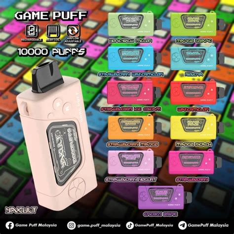 GAME PUFF 10000 Puffs Disposable Pod RELX SG Vape Shop