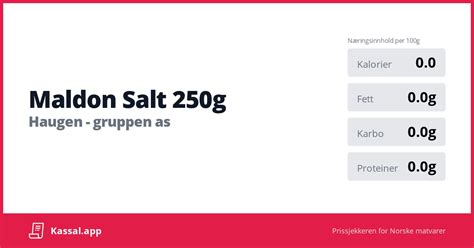 Maldon Salt 250g - Kassalapp®