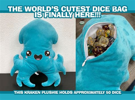 Kraken Jumbo Dice Bag – Kraken Dice