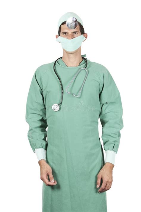 Portrait of Surgeon in Uniform Stock Image - Image of operating, people ...