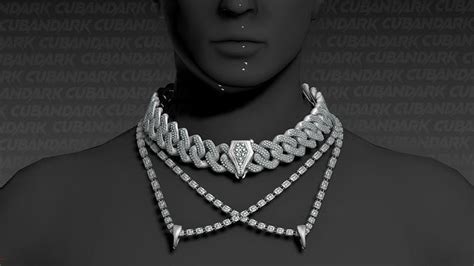 Cuban Chain Template Gta 5 3d Model Cgtrader