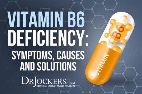 Vitamin B6 Deficiency Symptoms Causes And Solutions