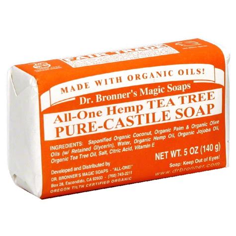 Dr Bronner S Organic Tea Tree Soap Bar From Plum Market Instacart