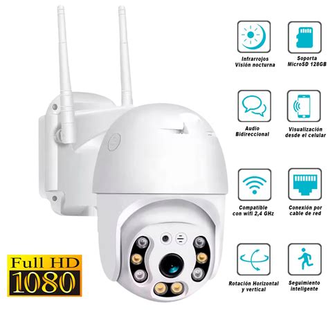 Ripley C Mara Seguridad Ip Wifi Domo Ptz Exterior Full Hd