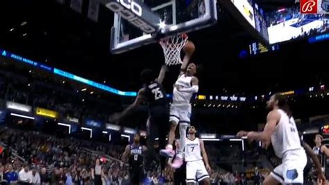 Nba 2023 Grizzlies Vs Pacers Ja Morant’s ‘best Ever’ Posterizing Dunk Blows Nba’s Minds News