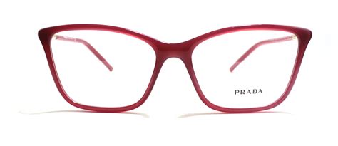 оправа для очков Prada 08W 2BM-1O1 Ободковая Бабочка Женские Бордовый цвет