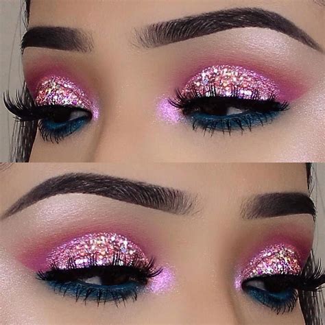 Chunky Glitter Makeup