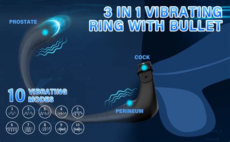 Sex Toys Vibrating Cock Ring Adult Toys Adjustable Penis Ring Taint Stimulator With Mini
