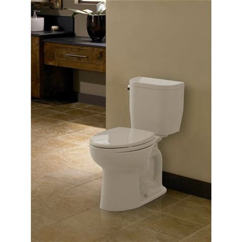 TOTO Entrada Elongated Toilet - Comfort Height - Cotton White 7000250 ...