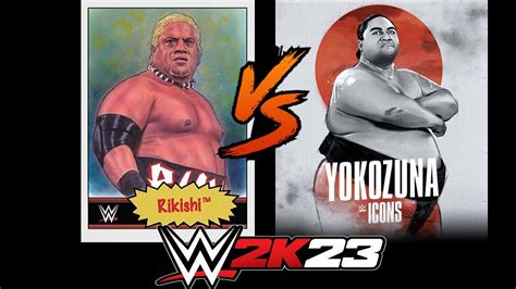 WWE 2K23 Rikishi Vs Yokozuna ECW MONDAY NITRO YouTube